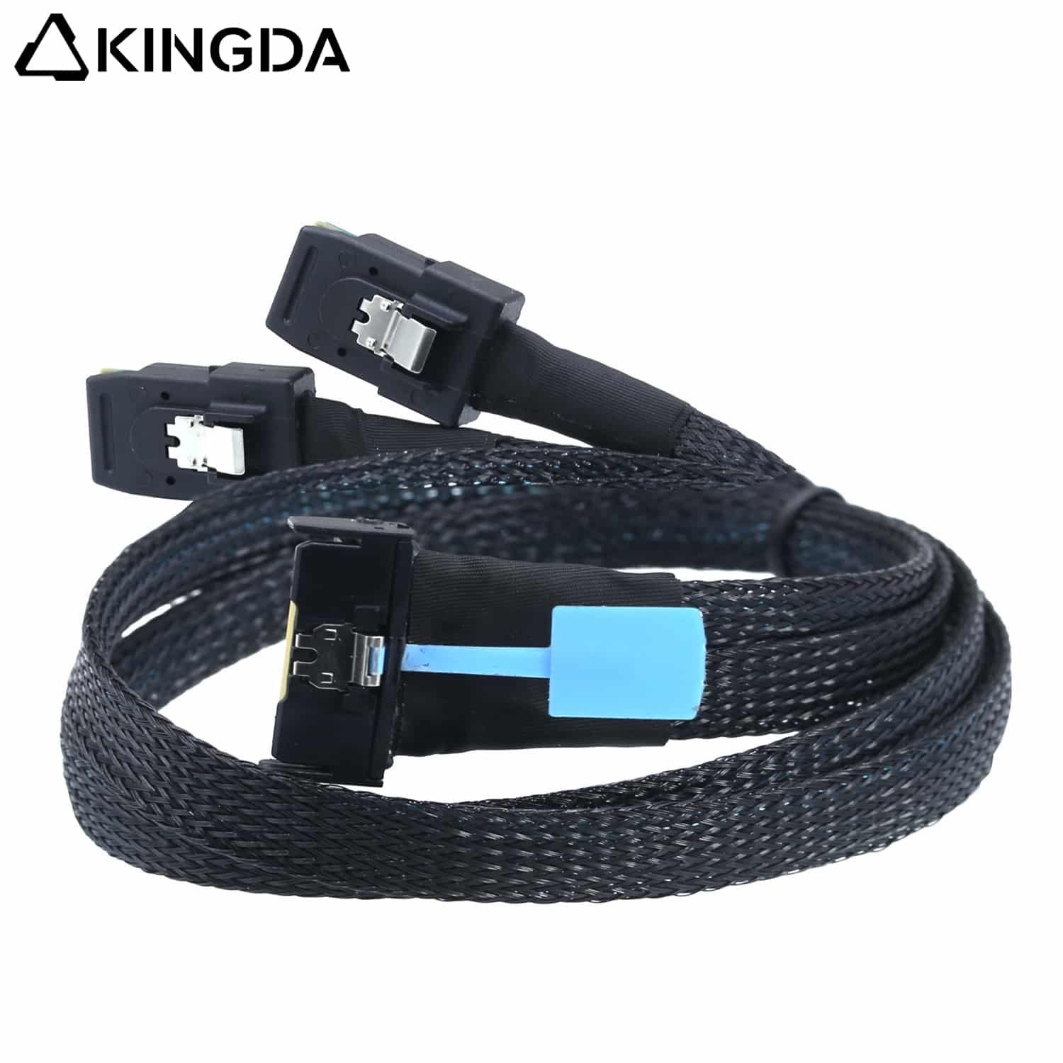 1.jpg Slim SAS SFF 8654 MCIO 8I (74P) to dual 2X SFF-8087 PCIE5.0 Data Connection Cable - Image 1