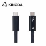 Coaxial Thunderbolt 4 cable 40Gbps Data Transfer aluminum case USB 4 Cable 40G 240W Fast Charging 5K@60Hz For Mac Book - Image 4