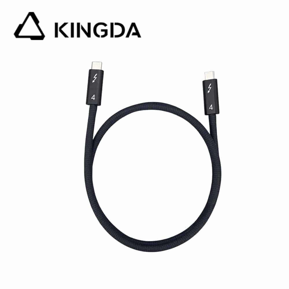 240W-Thunderbolt4-USB-C-4-Pro-Cable-1.jpg Coaxial Thunderbolt 4 cable 40Gbps Data Transfer aluminum case USB 4 Cable 40G 240W Fast Charging 5K@60Hz For Mac Book - Image 1