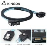 4 port SATA 7P to 4 port SATA 7P female SSD high-speed connection cables