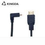 Ultra flexible and Standard 4K SUPPER SPRING  Right Angle MICRO HDMI to HDMI  Cable  Ultra Supper spring wire Type D HDMI cable - Image 3