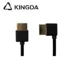 Ultra flexible and slim Standard 8K Silicone right angle 90 degree HDMI 2.1 Ultra High Speed Silicone right bend HDMI Cable 48Gbps Silicone right turn HDMI cable - Image 2