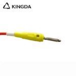 4mm Plugs Gold Plating Musical Speaker Cable Wire Pin Banana Plug Connectors  To DC jack cable