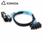 6 port SATA 7P to 6 port right turn right bend SATA 7P female SSD high-speed connection cables - Image 3