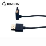 Ultra flexible and slim HDMI 2.1 8K Ultra High Speed Right Angle 90-degree downwards HDMI Cable 48Gbps Gold Plated Connector Ultra slim wire