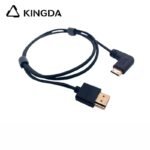 Ultra flexible and slim  Standard 8K Ultra High Speed Right Angle right turn right bend MINI HDMI Cable 48Gbps C type HDMI cable Ultra slim wire