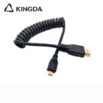Ultra flexible and Standard 4K SUPPER SPRING  MICRO HDMI to HDMI Cable  Ultra Supper spring wire Type D HDMI cable - Image 2