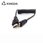 Ultra flexible and Standard 8K SUPPER SPRING  MINI HDMI TO HDMI Cable  Ultra Supper spring wire Type C HDMI cable - Image 2