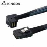Mini SAS HD right angle 90 degree SFF-8643 to SFF 8087 High Speed Server Internal Connection cable - Image 2