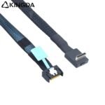 Right angle 90 degree PCIE Oculink SFF 8611 4I To MCIO 8654 4I High-Speed Connection cables - Image 2