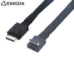 Right angle 90 degree PCIE Oculink SFF 8611 4I To Oculink SFF 8611 4I High-Speed Connection cables - Image 2