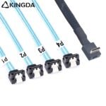 Right angle 90 degree PCIE Oculink SFF 8611 4I To 4X right angle 90 degree SATA 7P High-Speed Connection cables - Image 3