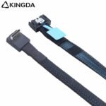 Right angle 90 degree PCIE Oculink SFF 8611 4I To MCIO 8654 4I High-Speed Connection cables - Image 3