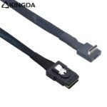 Right angle 90 degree PCIE Oculink SFF 8611 4I To SFF 8087 High-Speed Connection cables - Image 3