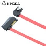 Right turn right bend SATA 7P to SFF 8482 SAS 29 with SATA 15P red SSD high-speed connection cables - Image 3
