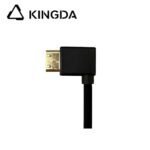 Ultra flexible and slim Standard 8K Silicone HDMI 2.1 Ultra High Speed Silicone right angle left turn left bend MINI HDMI Cable 48Gbps Type C Silicone HDMI cable Ultra slim wire - Image 2