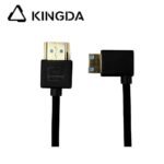 Ultra flexible and slim Standard 8K Silicone HDMI 2.1 Ultra High Speed Silicone right angle right turn right bend MINI HDMI Cable 48Gbps Type C Silicone HDMI cable Ultra slim wire - Image 2