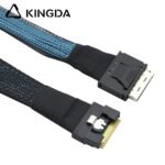 Fully enclosed anti-slip insertion anti-tilt insertion Slim SAS SFF 8654 8I (74P) to Oculink SFF 8611 8I High speed data Connection Cable - Image 3