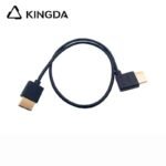 Ultra flexible and slim HDMI 2.18K Ultra High Speed Right Angle right turn 90-degree HDMI Cable 48Gbps Gold Plated Connector Ultra slim wire - Image 2