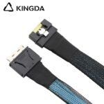 Fully enclosed anti-slip insertion anti-tilt insertion Slim SAS SFF 8654 8I (74P) to Oculink SFF 8611 8I High speed data Connection Cable - Image 5