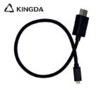 8K 60Hz micro HDMI male to HDMI with lock cable micro HDMI to HDMI with clip cable Micro HDMI to HDMI with bulk high speed HDMI 2.1 male to male cable - Image 5
