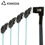 Left bend 90 degree Mini SAS HD SFF-8087 to 4X Right turn 90 degree SATA High Speed Server Internal Connection Wire Harness