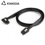Left bend 90 degree Mini SAS HD SFF-8087 to SFF 8087A High Speed Server Internal Connection Wire Harness