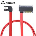 Left turn left bend SATA 7P to SFF 8482 SAS 29 with SATA 15P red SSD high-speed connection cables