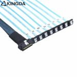 Low profile Slim SAS SFF 8654 8I (74P) to 8 right angle 90-degree SATA 7P female High speed data Connection Cable - Image 2