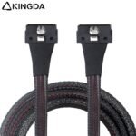 SAS 4.0 Low profile SFF 8654 8I (74P) Male TO male High speed data Connection Cable