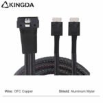 SAS 4.0 Low profile SFF 8654 8I (74P) TO dual OCulink 8611 4i High speed data Connection Cable - Image 2