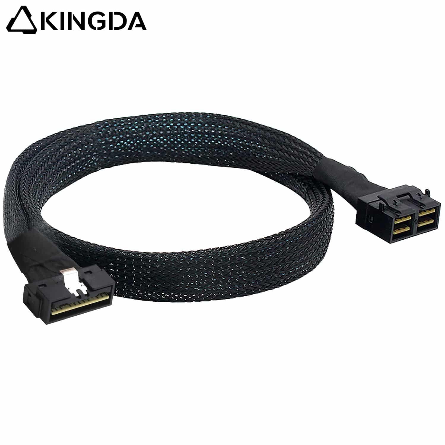 Low-profile-Slim-SAS-SFF-8654-8I-74P-to-dual-port-sff-8643-8i.jpg SAS 4.0 Low profile SFF 8654 8I (74P) TO dual port SFF 8643 8i High speed data Connection Cable - Image 1