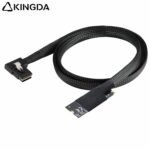 M.2 (M-Key NVMe 2260) to left turn left bend SFF-8087 Plug-and-Play Server High-Speed Cable - Image 5