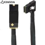 M.2 (M-Key NVMe 2260) to left turn left bend SFF-8087 Plug-and-Play Server High-Speed Cable - Image 2