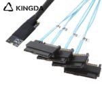 M.2(M-Key NVMe 2260) SFF 8643  to 4X SAS SFF 8482 2-in-1 Plug and Play Server High Speed Conversion Cable - Image 2
