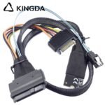 M.2 M-Key SFF-8643 to U.2 SFF-8639 with SATA 15P and straight SATA 7p Connection Cable