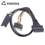 M.2 M-Key SFF-8643 to U.2 SFF-8639 with SATA 15P Connection Cable
