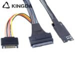 M.2 M-Key SFF-8643 to U.2 SFF-8639 with SATA 15P Connection Cable - Image 3
