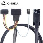 M.2 M-Key SFF-8643 to U.2 SFF-8639 with SATA 15P and straight SATA 7p Connection Cable - Image 3