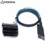 M.2(M-Key NVMe 2260) SFF 8643  to 4X SAS SFF 8482 2-in-1 Plug and Play Server High Speed Conversion Cable - Image 4