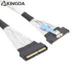 PCIE 5.0 MCIO 16X (124P) to MCIO 16I 124P Data Connection Cable