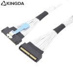 PCIE 5.0 MCIO 16X (124P) to MCIO 16I 124P Data Connection Cable - Image 2
