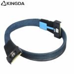 Slim SAS SFF 8654 MCIO 8I (74P) to Slim SAS SFF 8654 8i 74P PCIE5.0 Data Connection Cable