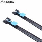 Slim SAS SFF 8654 MCIO 4I (38P) to MCIO 4I (38P) PCIE5.0 Data Connection Cable - Image 2