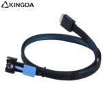 Slim SAS SFF 8654 MCIO 4I (38P) to Oculink SFF-8611 4i PCIE5.0 Data Connection Cable - Image 3