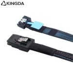 Slim SAS SFF 8654 MCIO 4I (38P) to SFF-8087 PCIE5.0 Data Connection Cable