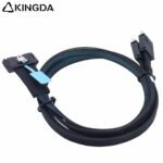 Slim SAS SFF 8654 MCIO 8I (74P) to dual 2X Oculink SFF-8611 4I S PCIE5.0 Data Connection Cable - Image 3