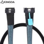 Slim SAS SFF 8654 MCIO 8I (74P) to Slim SAS LP Low pfrofile SFF 8654 8i 74P PCIE5.0 Data Connection Cable - Image 2