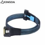 Slim SAS SFF 8654 MCIO 8I (74P) to Slim SAS SFF 8654 8i 74P PCIE5.0 Data Connection Cable - Image 2