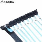 Slim SAS SFF 8654 MCIO 8I (74P) to 8X right angle SATA 7P PCIE5.0 Data Connection Cable - Image 2